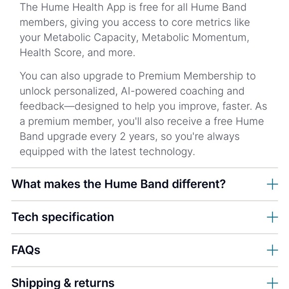 Hume Health Band - Picture 2 of 5
